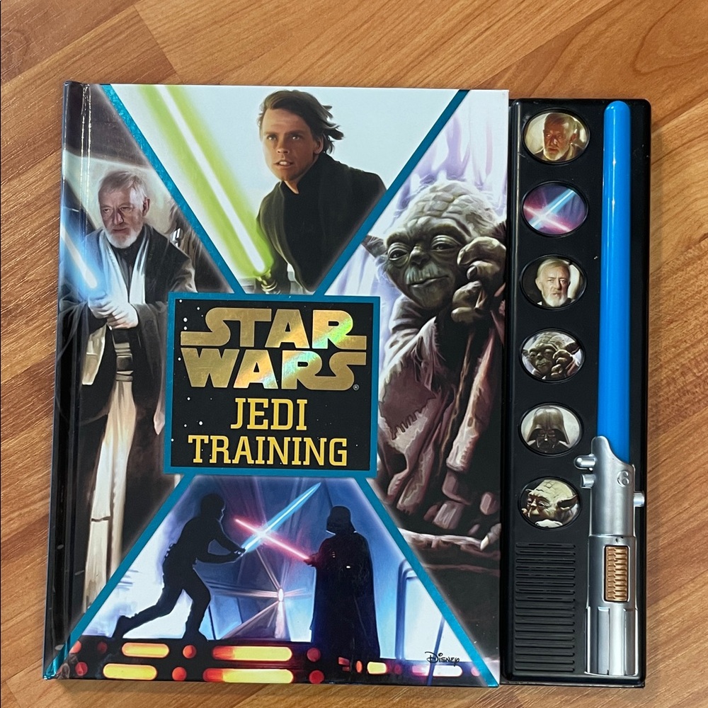 Star Wars Jedi Training Book Lightsaber HardCover HardCopy